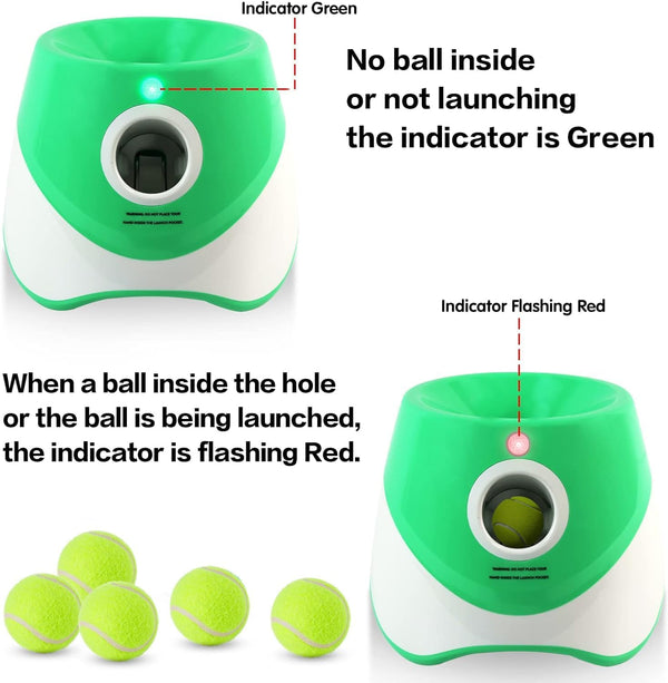 Automatic Dog Ball Thrower | Adjustable Distance Launcher for Small Dogs 1