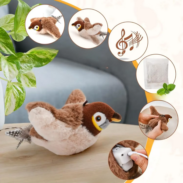 Cat Interactive Motion Toy | Fluttering Bird Design for Engaging Play 1