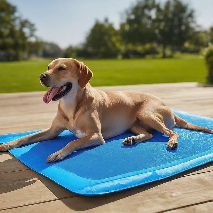 Cooling Dog Mat | Pressure-Activated Gel Pet Bed | Comfortable Portable Cooling Solution 0