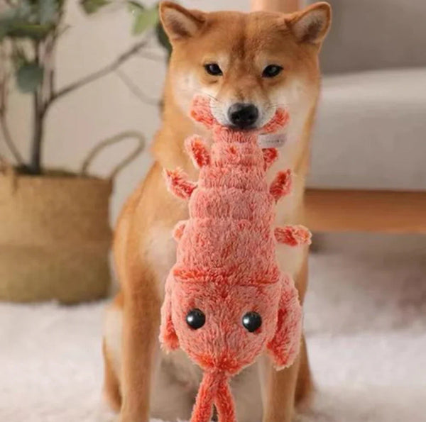 Dog's Interactive Plush Toy | Durable Engaging Lobster Design 0