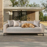 Breathable Woven Cotton Linen Non-Slip Reinforced Couch Cover