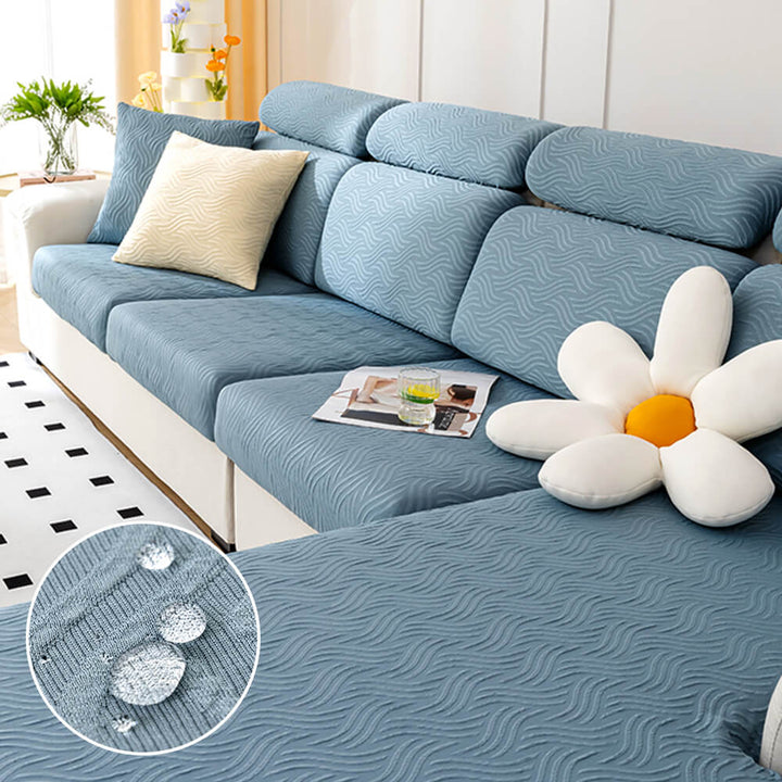 Modern Cooling Water-resistant Antifouling Stretch Magic Sectional All-Season Couch Cover