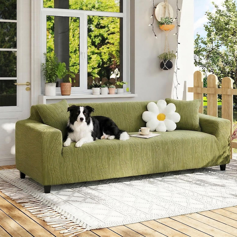 Jacquard Stretch Full-Cover Anti-scratch Ultra-Soft Couch Cover