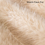 Warm Thick Faux Fur Sofa Protector Non-Slip Deluxe Couch Cover