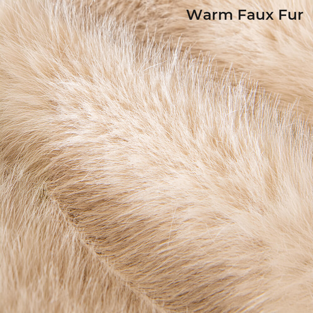Warm Thick Faux Fur Sofa Protector Non-Slip Deluxe Couch Cover