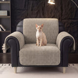 Waterproof One-Piece Cozy Flannel Sofa Protection Non-Slip Recliner Anti-Slip Couch Covers
