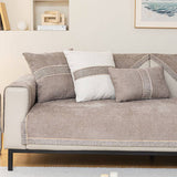 All-Season Modern Tweed Woven Chenille Anti-Slip Sleek Couch Cover