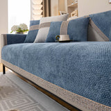 All-Season Modern Tweed Woven Chenille Anti-Slip Sleek Couch Cover