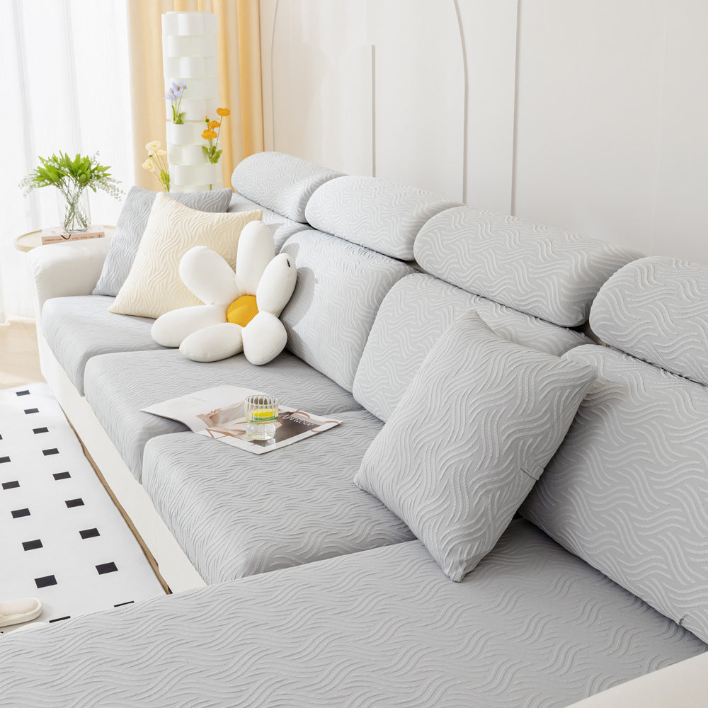 Modern Cooling Water-resistant Antifouling Stretch Magic Sectional All-Season Couch Cover