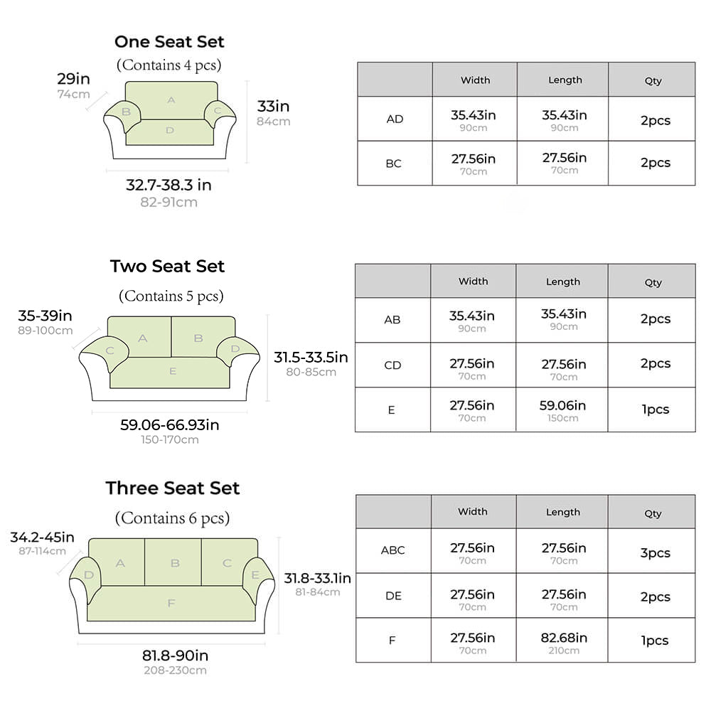 Leaf Sofa Mat Furniture Anti-scratch & Skid Protection Anti-Slip Couch Cover