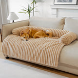 Fluffy Sofa Blanket Bolster Dog Mat Sleek Couch Cover