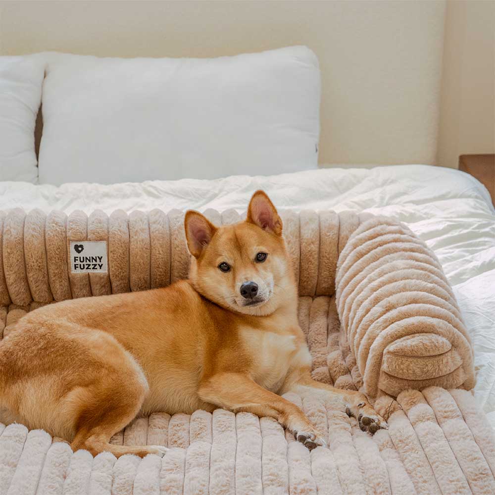 Fluffy Sofa Blanket Bolster Dog Mat Sleek Couch Cover