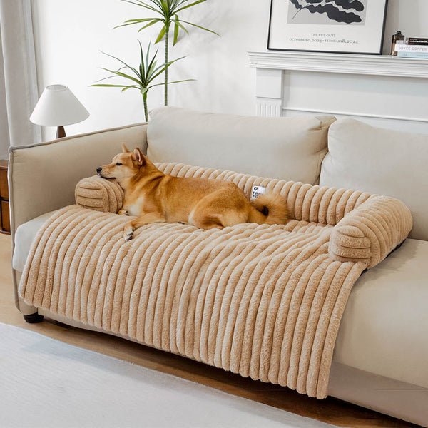 Fluffy Sofa Blanket Bolster Dog Mat Sleek Couch Cover