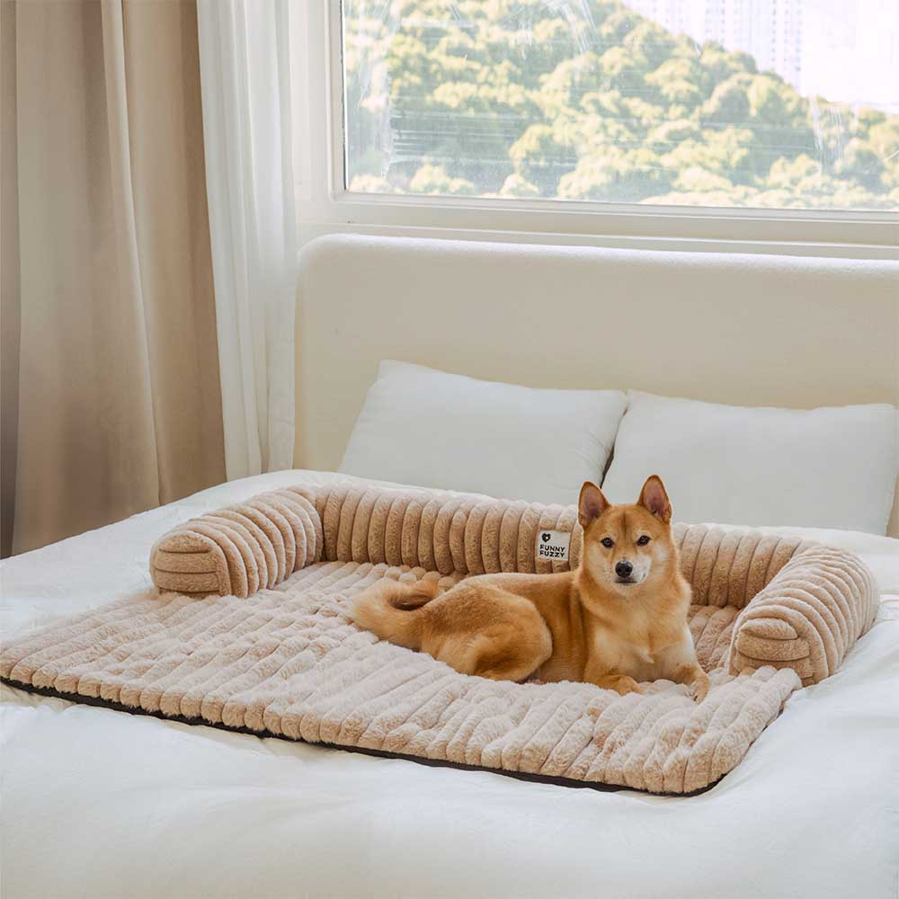Fluffy Sofa Blanket Bolster Dog Mat Sleek Couch Cover