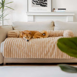 Fluffy Sofa Blanket Bolster Dog Mat Sleek Couch Cover