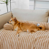 Fluffy Sofa Blanket Bolster Dog Mat Sleek Couch Cover