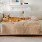 Fluffy Sofa Blanket Bolster Dog Mat Sleek Couch Cover