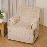 Water-resistant Fluffy Soft Furniture Protector Recliner Chair Covers Premium Couch Covers