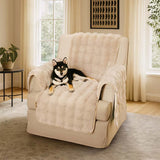 Water-resistant Fluffy Soft Furniture Protector Stretch Couch Cover-EverDry