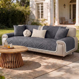 All Season Nordic Style Carved Plush Decorative Non-Slip Cozy Couch Cover