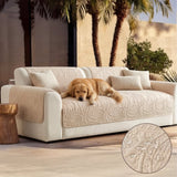 Water-Repellent Brushed Fabric All-Season Breathable Non-Slip Classic Couch Cover