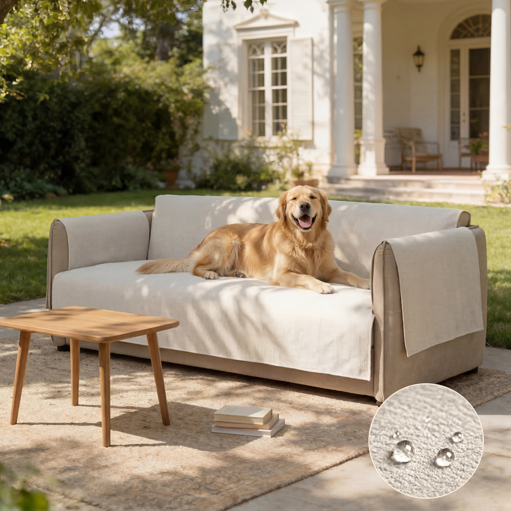 Waterproof Non-Slip Furniture Protector Pet Outdoor Silky Couch Cover-Slipsafe