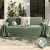 Soft and Waterproof Scratch-Resistant Non-Linting Throw Heavy-Duty Couch Cover