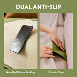 Waterproof Non-Slip Furniture Protector One-Piece Pet Sectional Stretch Couch Cover-Slipsafe