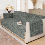 Water-resistant Fluffy Soft Furniture Protector Recliner Chair Covers Premium Couch Covers