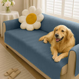 Waterproof Non-Slip Furniture Protector One-Piece Pet Sectional Stretch Couch Cover-Slipsafe