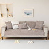 All-Season Modern Tweed Woven Chenille Anti-Slip Sleek Couch Cover