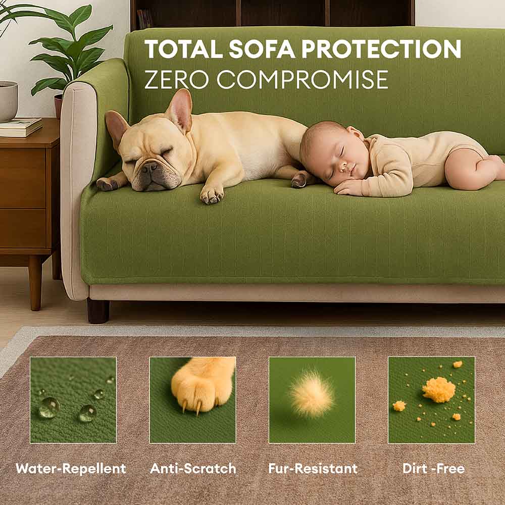 Waterproof Non-Slip Furniture Protector Pet Outdoor Silky Couch Cover-Slipsafe