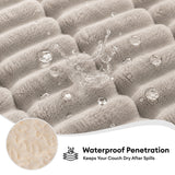 Waterproof One-Piece Cozy Flannel Sofa Protection Non-Slip Recliner Anti-Slip Couch Covers