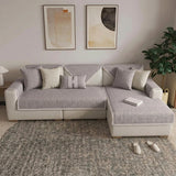 Breathable Woven Cotton Linen Non-Slip Reinforced Couch Cover