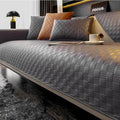 Water-resistant Leathaire Fabric Sofa Cover Furniture Protection Sleek Couch Cover