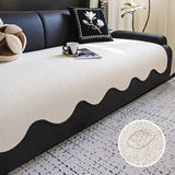 Water-repellent Teddy Fleece Non-Slip Straight Stretch Couch Cover