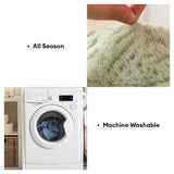 All Season Nordic Style Carved Plush Decorative Non-Slip Cozy Couch Cover