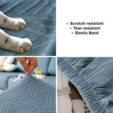 Modern Cooling Water-resistant Antifouling Stretch Magic Sectional All-Season Couch Cover