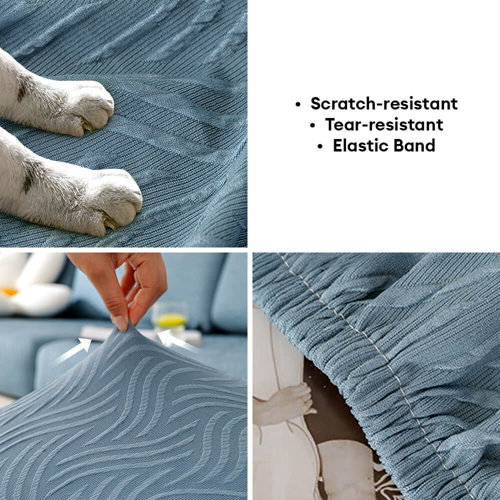Modern Cooling Water-resistant Antifouling Stretch Magic Sectional All-Season Couch Cover