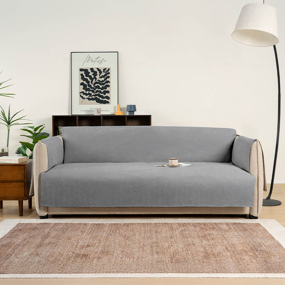 Waterproof Non-Slip Furniture Protector One-Piece Pet Sectional Stretch Couch Cover-Slipsafe