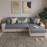 Breathable Woven Cotton Linen Non-Slip Reinforced Couch Cover