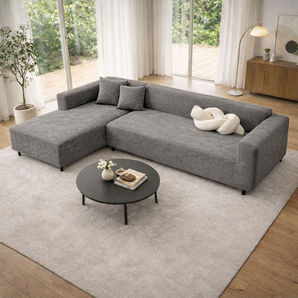 Herringbone Full Coverage Scratch-Resistant Sofa Protection Magic Stretch Cozy Couch Cover