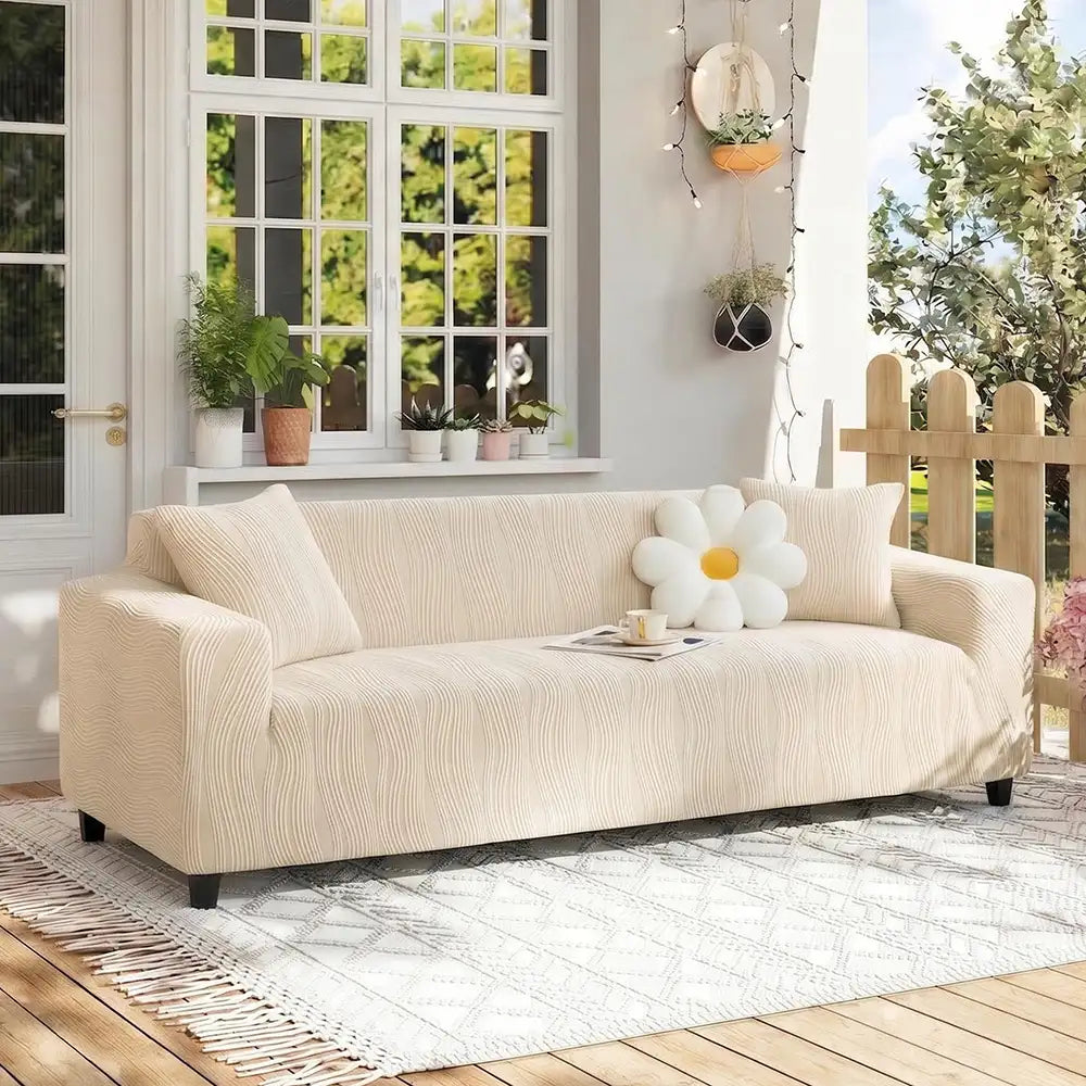 Jacquard Stretch Full-Cover Anti-scratch Ultra-Soft Couch Cover