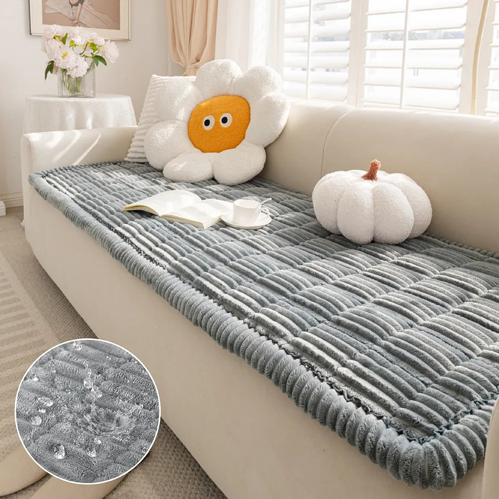 Waterproof Lazy Soft Flannel Breathable Pet Mat Non-slip Premium Couch Cover