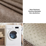 All-Season Modern Tweed Woven Chenille Anti-Slip Sleek Couch Cover