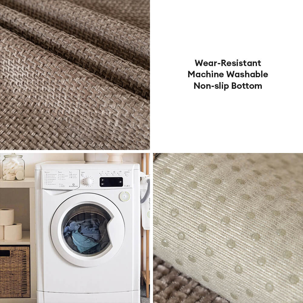 All-Season Modern Tweed Woven Chenille Anti-Slip Sleek Couch Cover