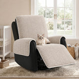 Waterproof One-Piece Cozy Flannel Sofa Protection Non-Slip Recliner Anti-Slip Couch Covers
