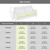 Herringbone Full Coverage Scratch-Resistant Sofa Protection Magic Stretch Cozy Couch Cover