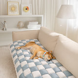 All-Season Plaid Pet Mat Scratch-Resistant Protector Classic Couch Cover