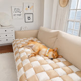 All-Season Plaid Pet Mat Scratch-Resistant Protector Classic Couch Cover